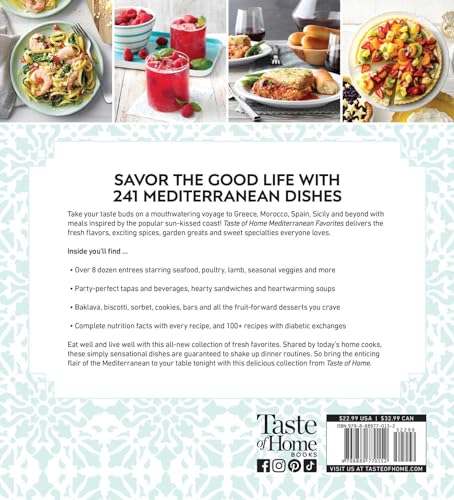 Taste of Home Mediterranean Favorites: Savor the Good Life with Hundreds of Popular Dishes