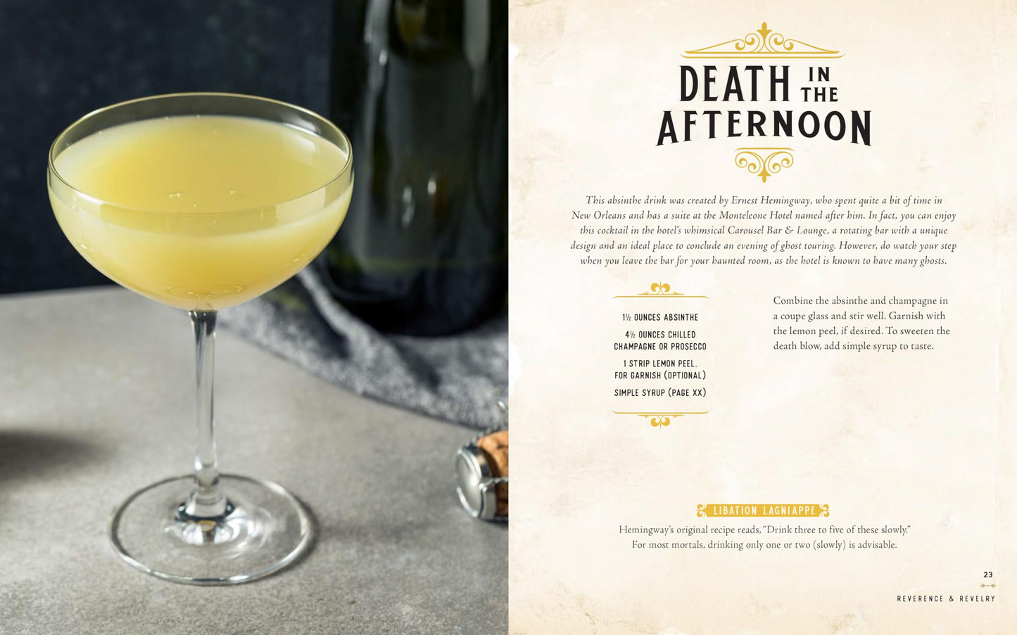 Hauntingly Good Spirits: New Orleans Cocktails to Die For